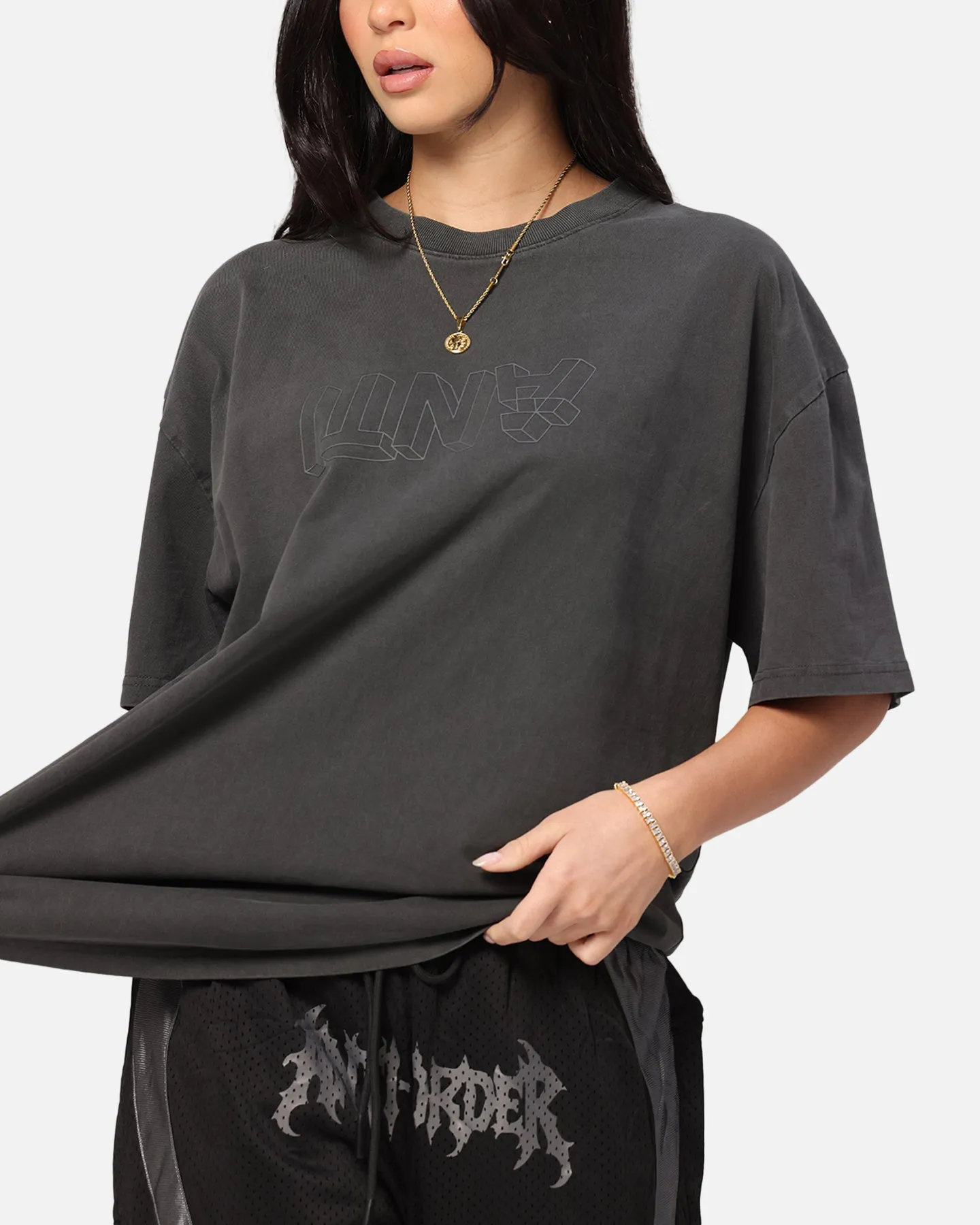 The Anti Order Dimension Boxy T-Shirt Black Wash