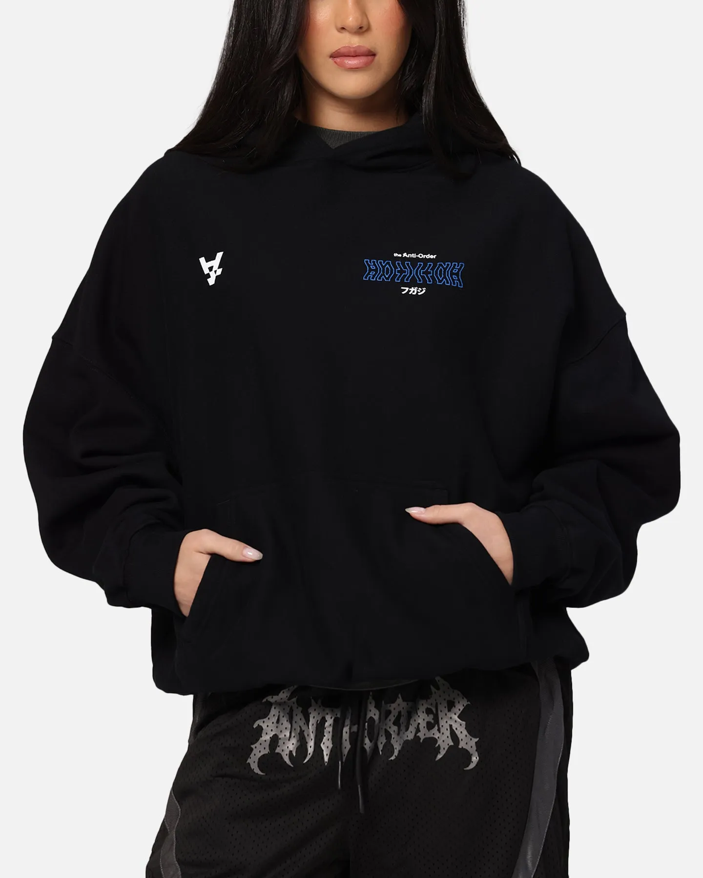 The Anti Order Freedom Boxy Hoodie Black