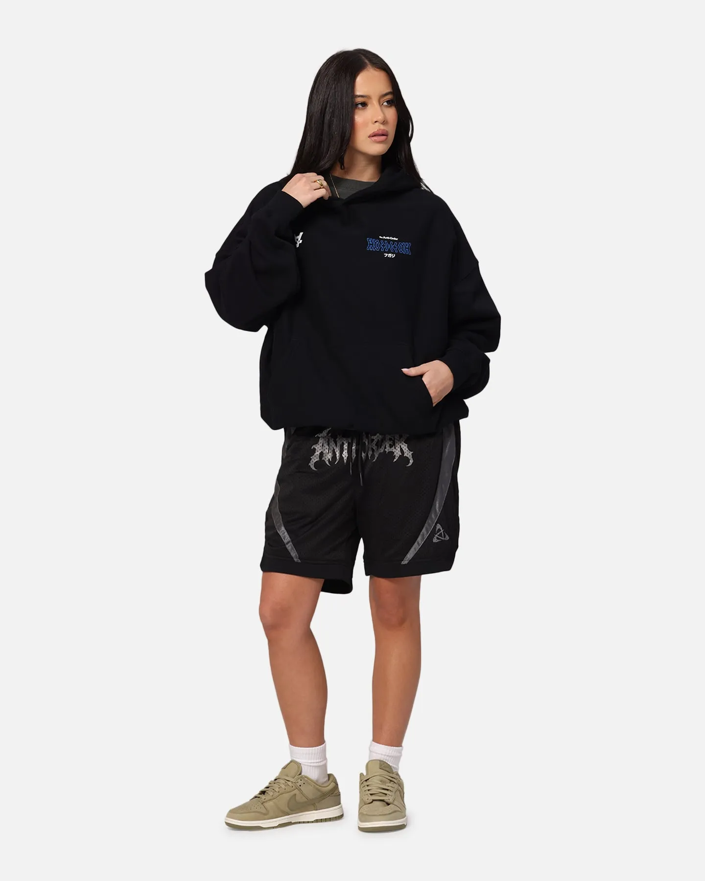 The Anti Order Freedom Boxy Hoodie Black