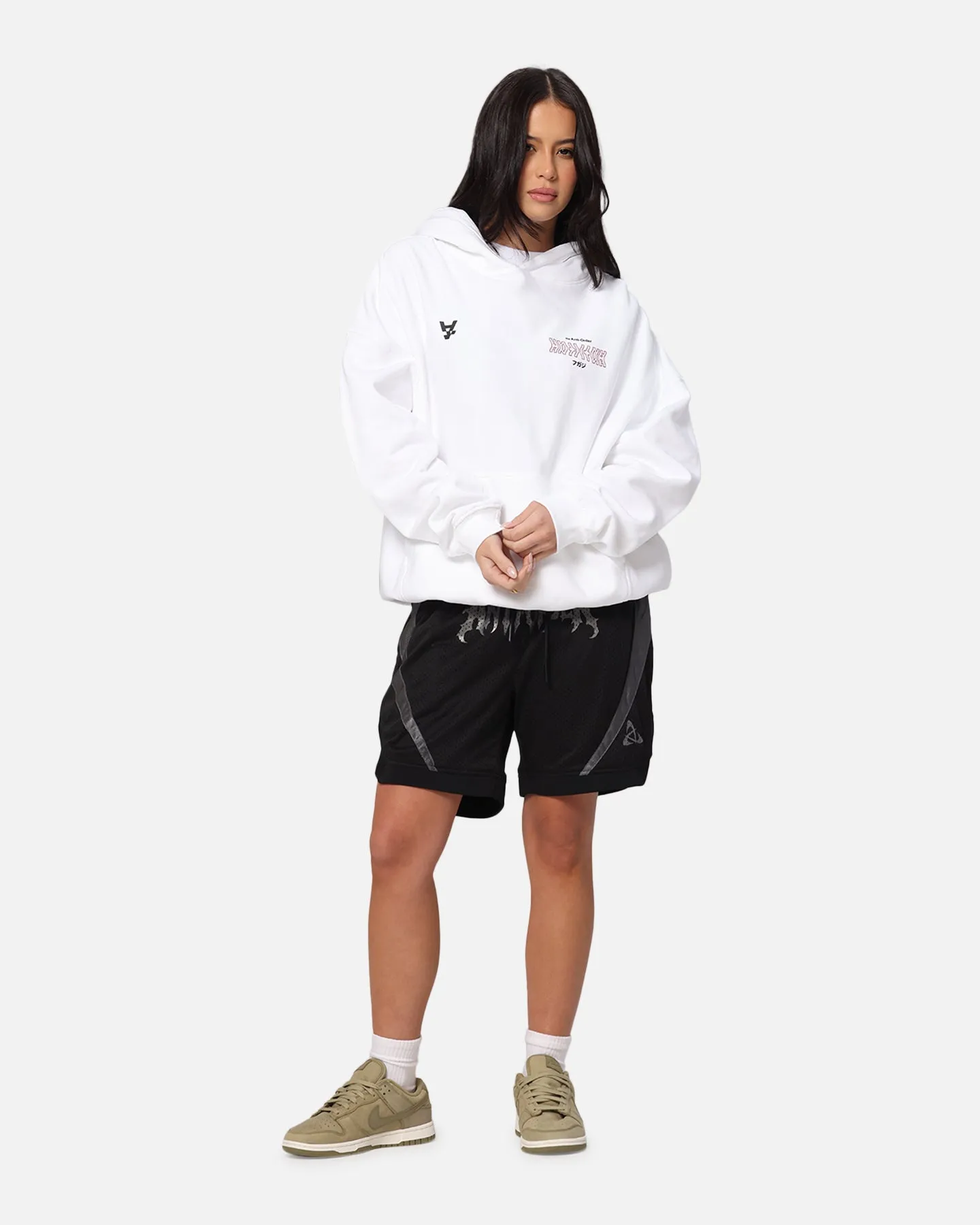The Anti Order Freedom Boxy Hoodie White