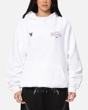 The Anti Order Freedom Boxy Hoodie White