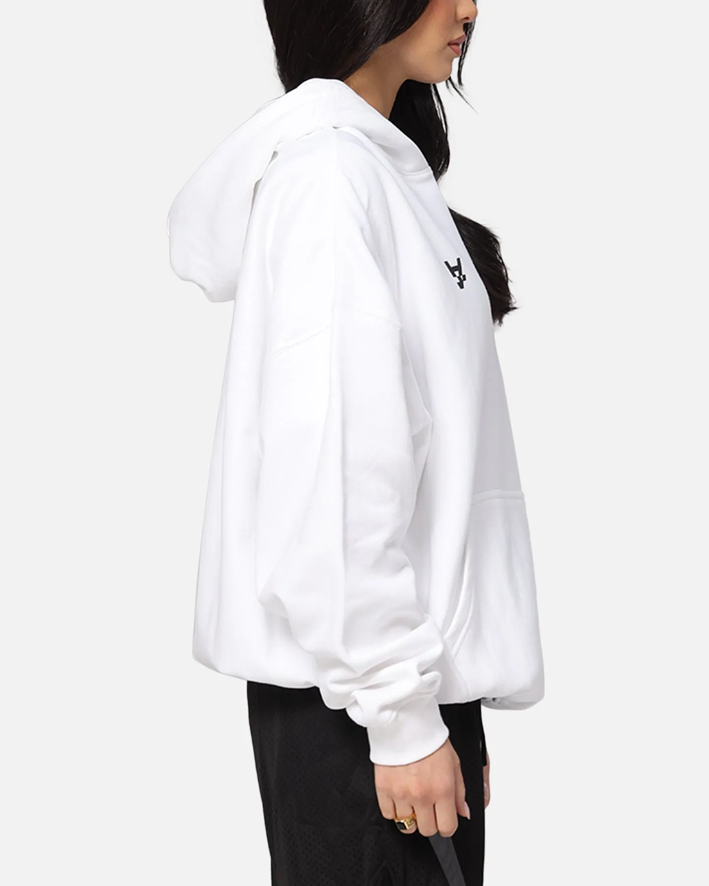The Anti Order Freedom Boxy Hoodie White