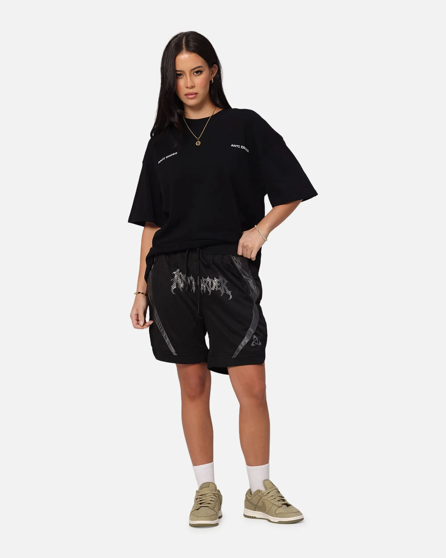 The Anti Order Neo Deop Drop Shoulder T-Shirt Black