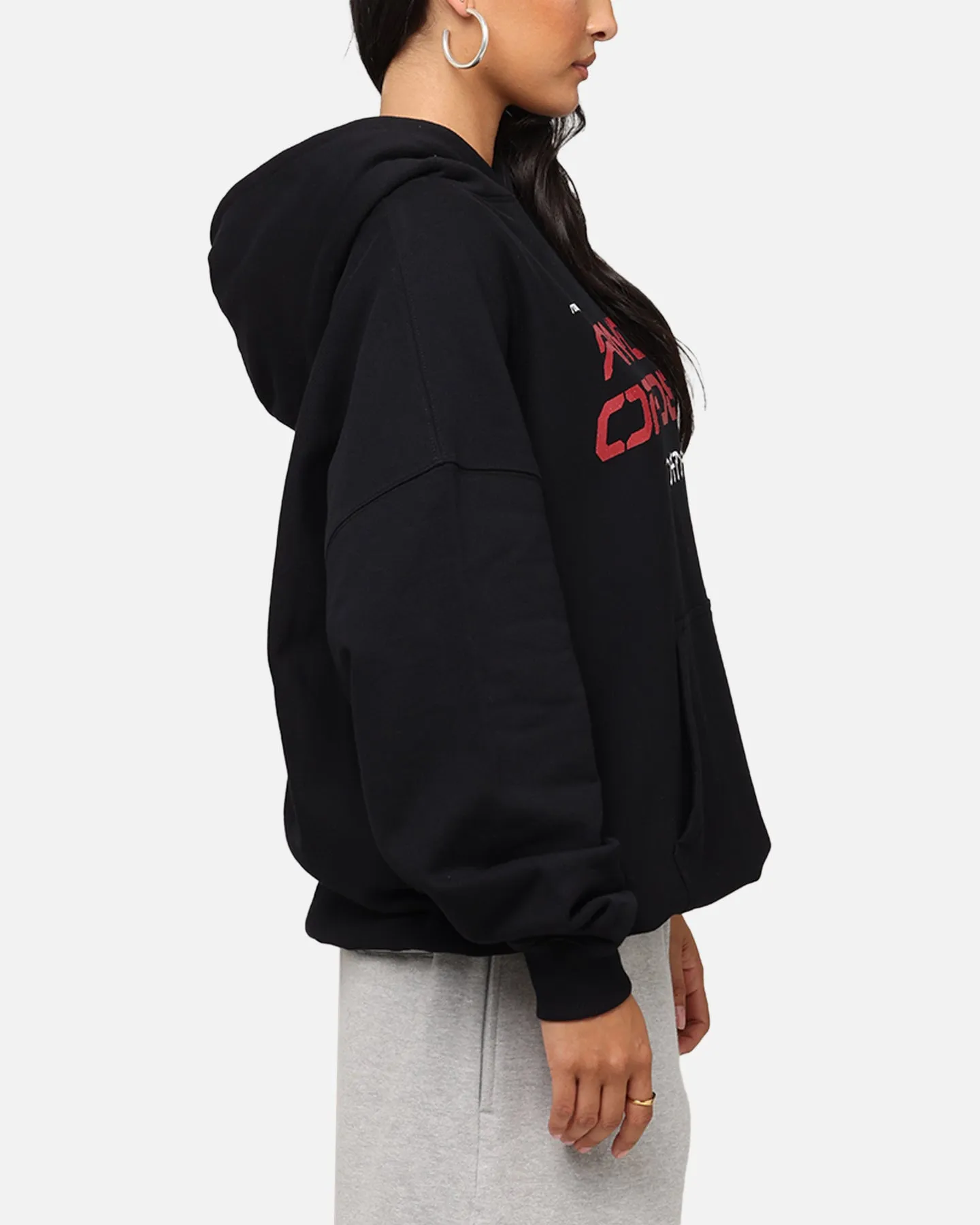 The Anti Order Tori Boxy Hoodie Black/Red