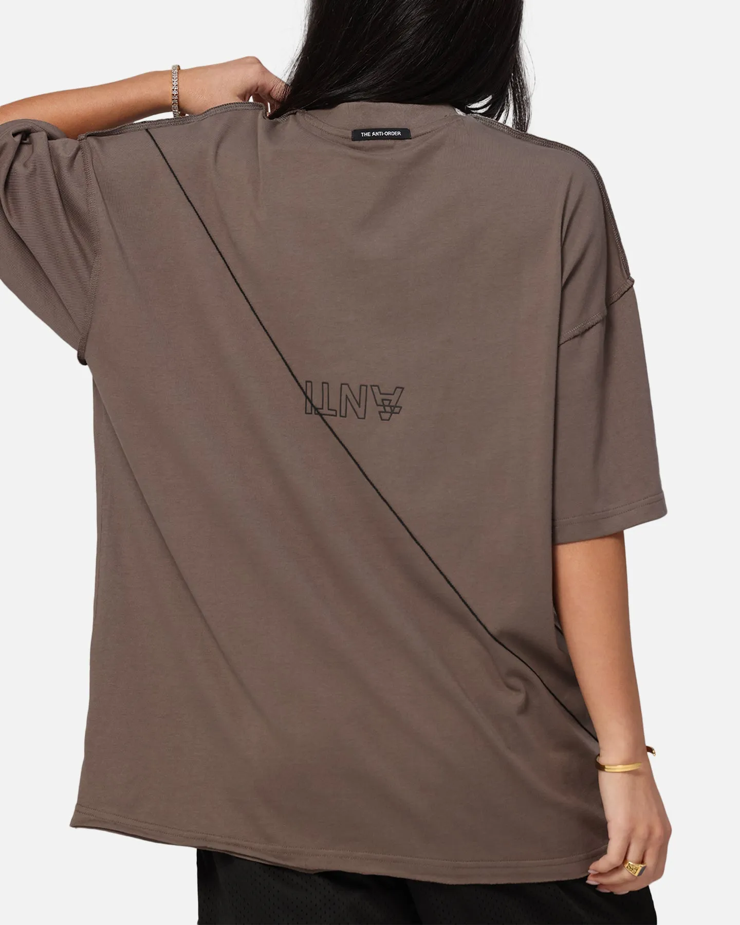 The Anti Order XY Aesthetic Non Seam T-Shirt Vintage Brown