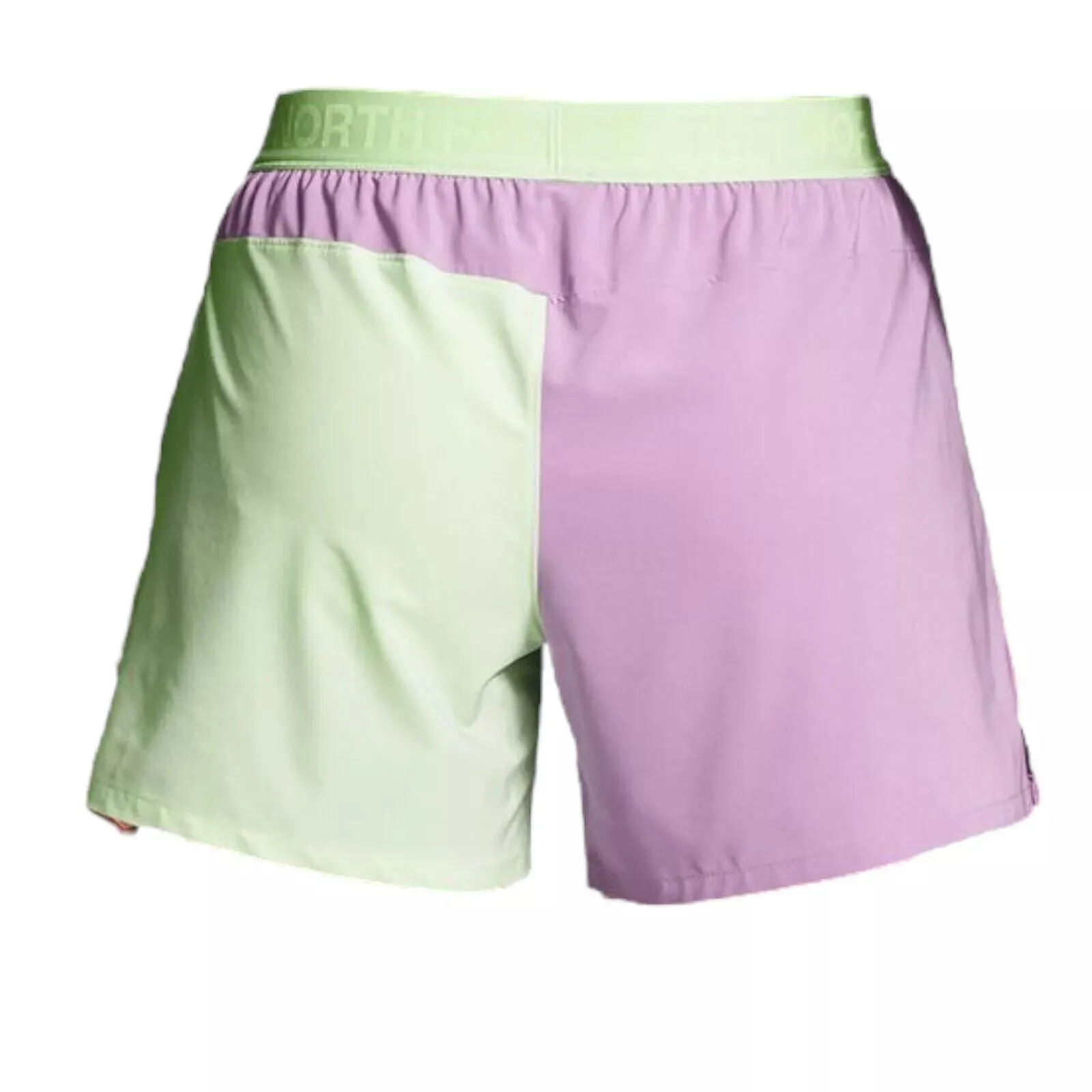 The North Face NF0A7QGJIMS Wander Shorts Womens Lupine Lime Cream Pull On CLO608