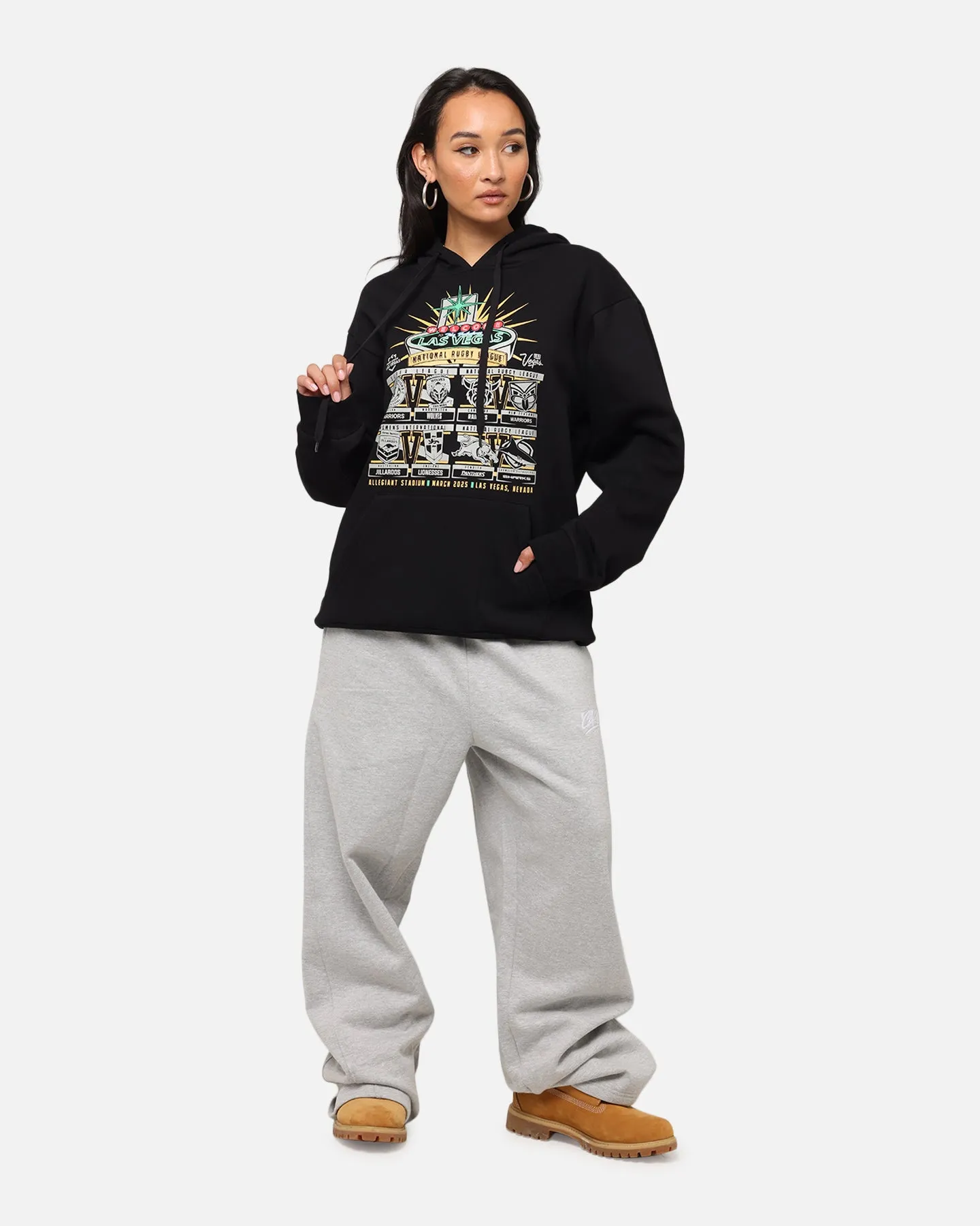 Tidwell NRL 2025 Las Vegas Round Sign Hoodie Black
