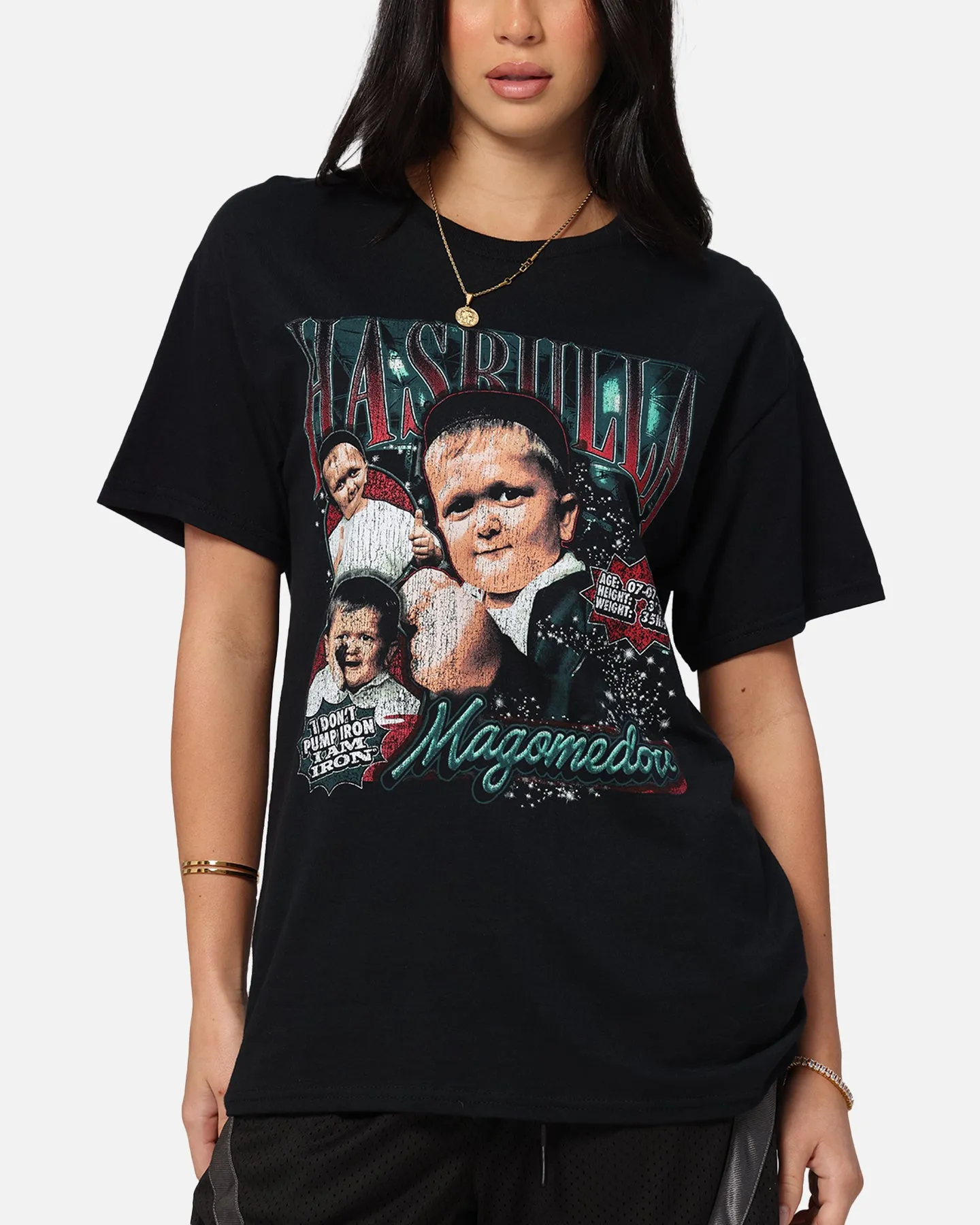 UFC By Goat Crew Hasbulla Vintage T-Shirt Black