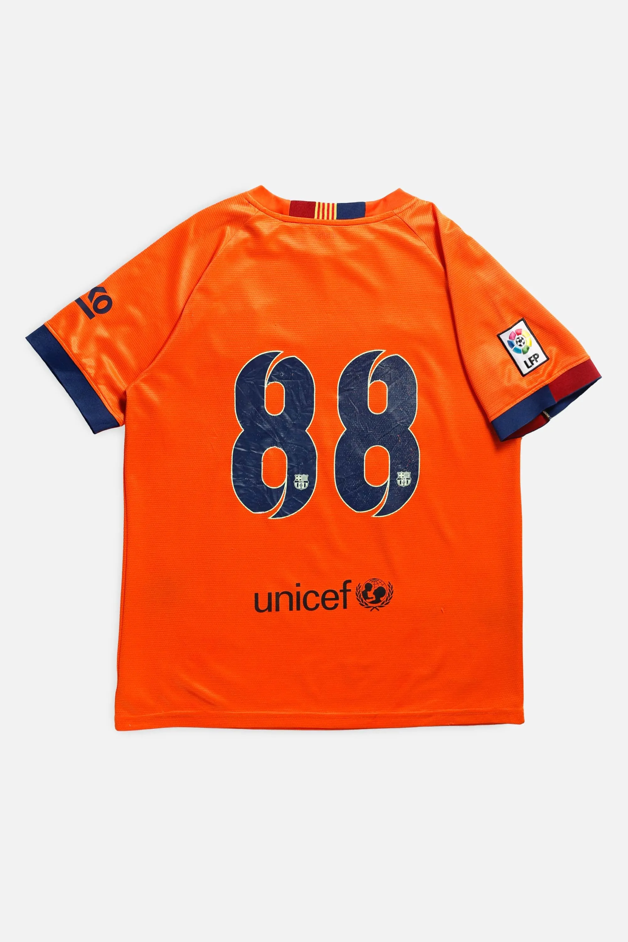 Vintage Barcelona Soccer Jersey - L