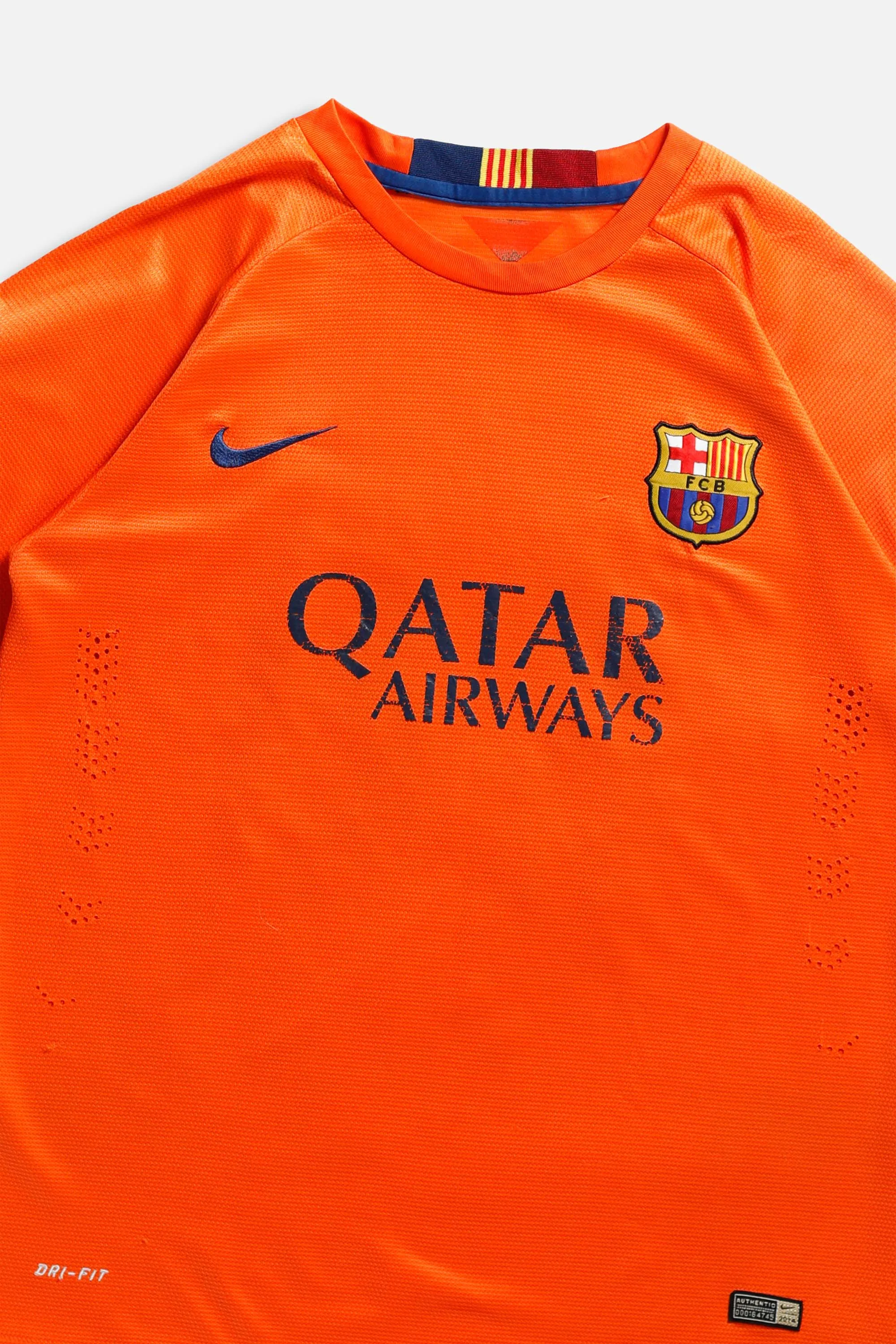 Vintage Barcelona Soccer Jersey - L
