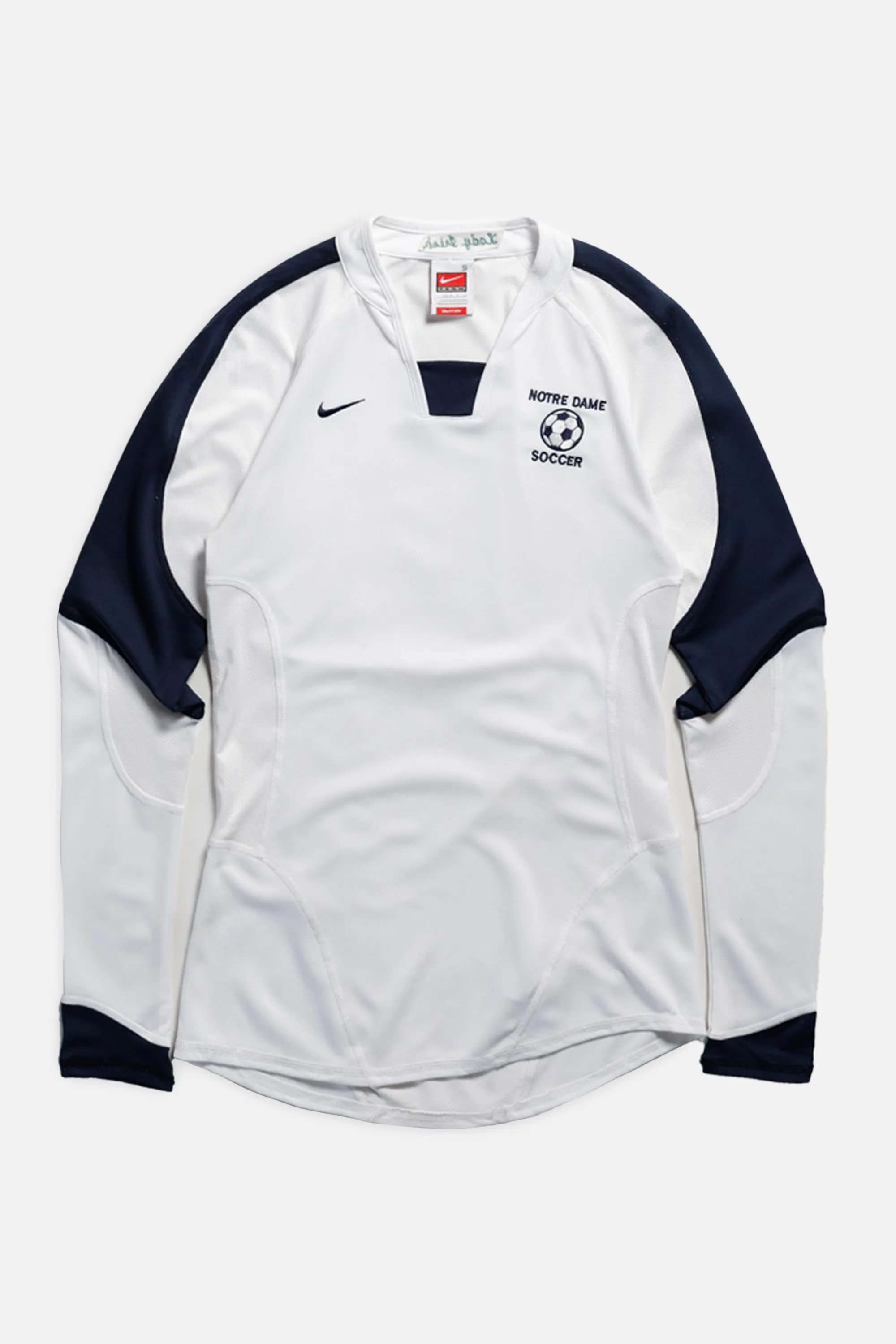 Vintage Notre Dame Long Sleeve Soccer Jersey - Women's S