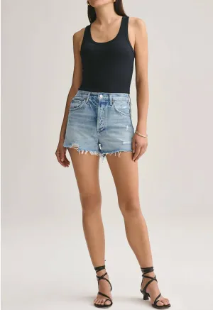 Women's Jaden High Rise Cut Off Shorts In Surreal
