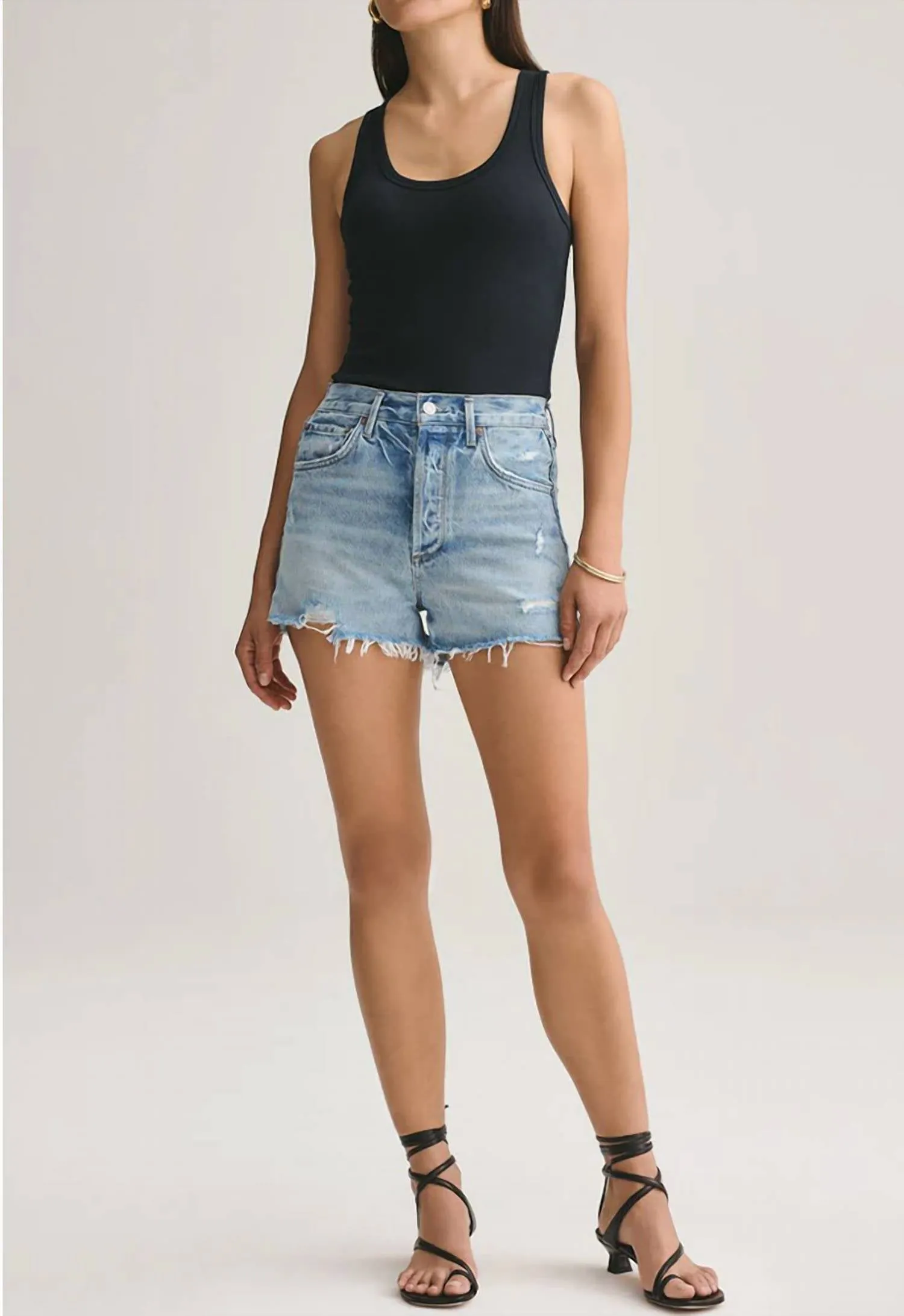 Women's Jaden High Rise Cut Off Shorts In Surreal
