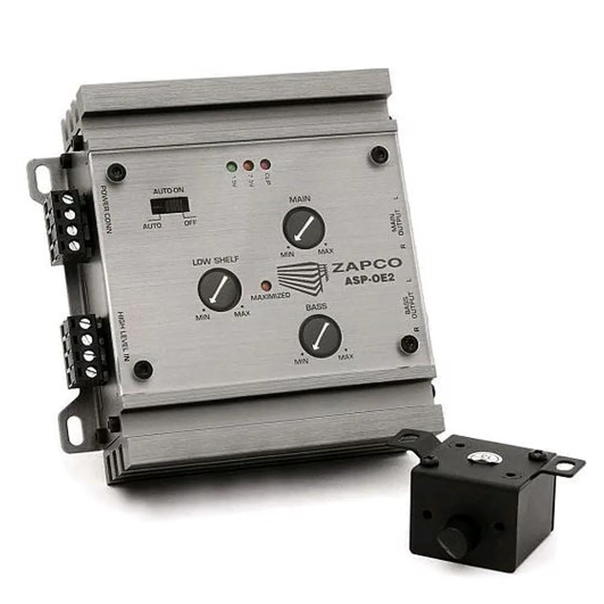 Zapco ASP-OE2 2-Channel OEM Speaker Level to RCA Output Adapter with Bass Recovery